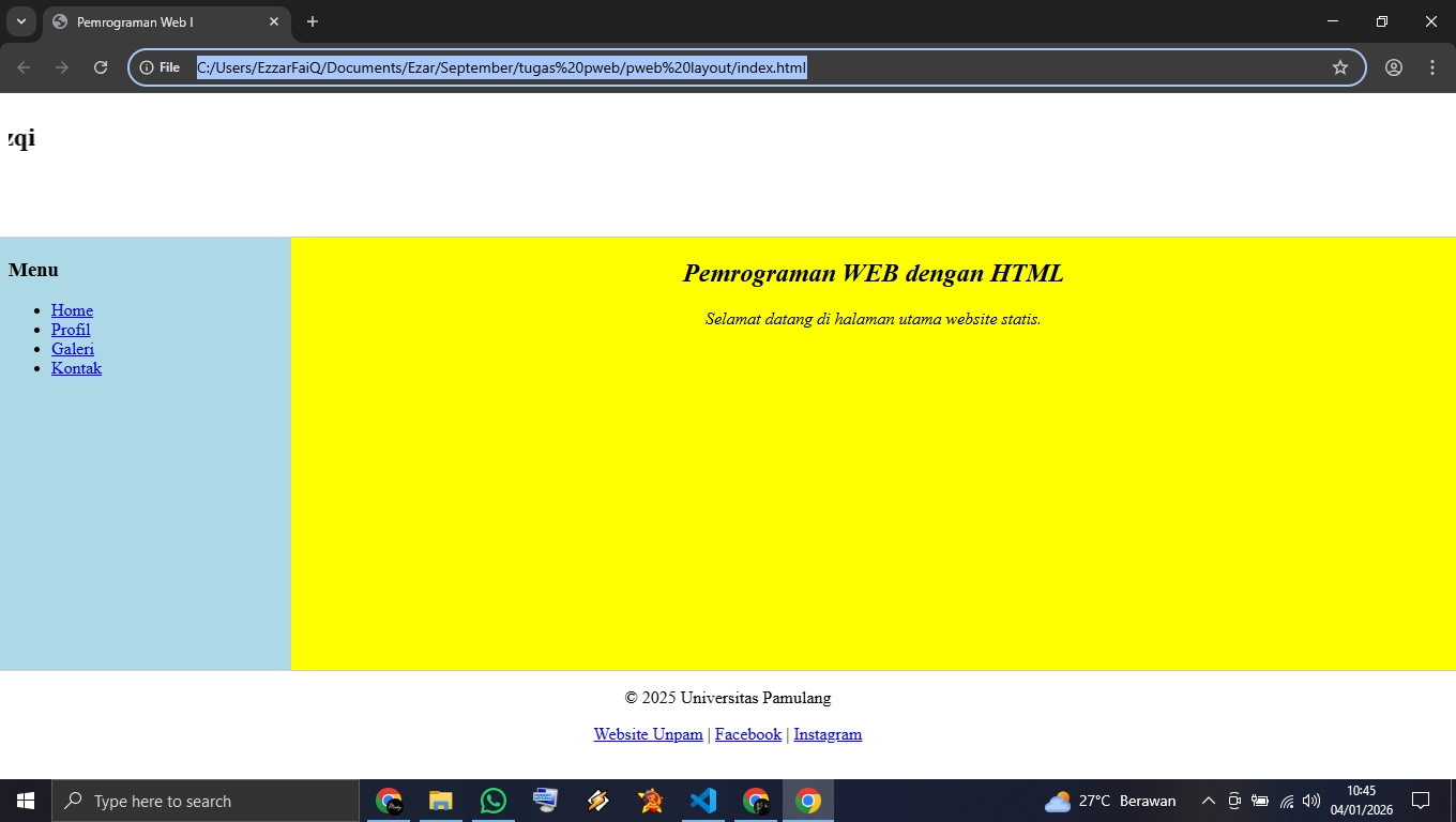 Projek UTS